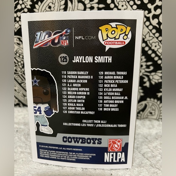 New! Never unboxed Funko Pop Jaylon Smith 125 Dallas Cowboy NFL - Picture 3 of 10